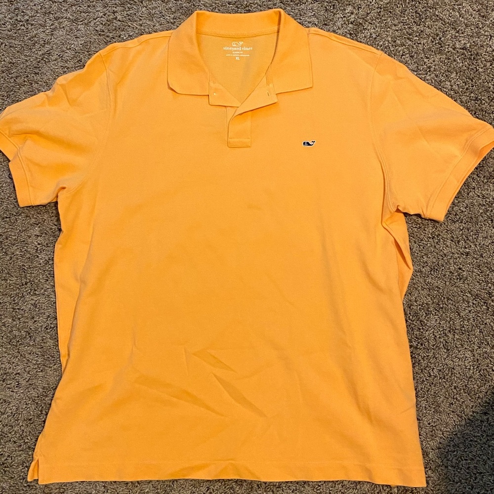 Vineyard Vines Orange Polo Shirt